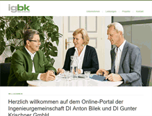 Tablet Screenshot of bilek.com